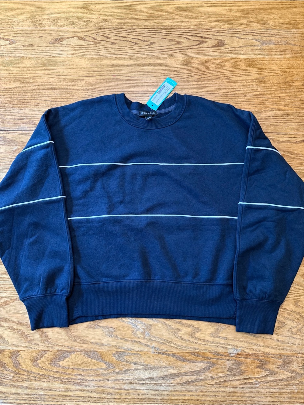 Beyond Yoga Navy LuxeFleece Piper Oversized Sweatshirt